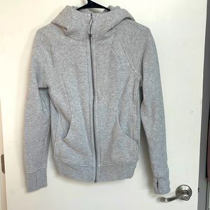 Lululemon Gray Scuba Full Zip-up
